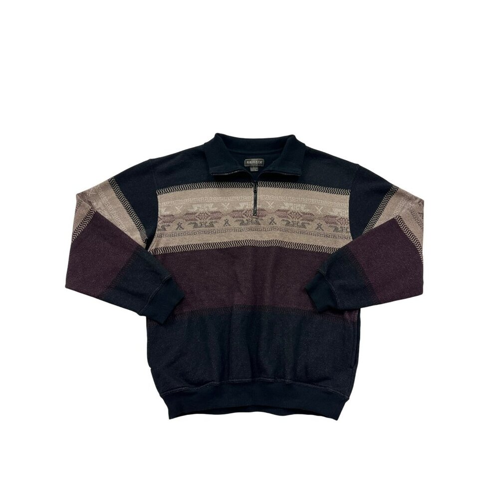 Vintage 90s Knights Sportswear Mens Pullover Sweater Large #6397